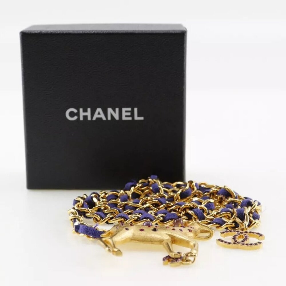 CHANEL Chain belt belt Plated Gold Women
